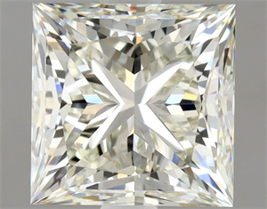 Foto Diamante Natural 1.80 quilates, Princesa , Color K, claridad VS1 y certificado GIA de
