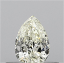 Natural Diamond 0.30 Carats, Pear with  Cut, J Color, VS2 Clarity and Certified by IGI