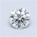 Diamante Natural 0.91 quilates, Redondo , Color E, claridad SI2 y certificado GIA
