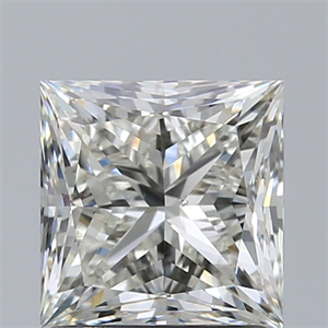 Foto Diamante Natural 1.50 quilates, Princesa , Color J, claridad VS2 y certificado GIA de
