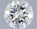 Natural Diamond 0.61 Carats, Round with Excellent Cut, I Color, VVS1 Clarity and Certified by IGI