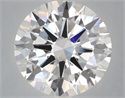 Lab Grown Diamond 6.04 Carats, Round with Excellent Cut, E Color, VVS2 Clarity and Certified by IGI