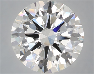 Picture of Lab Grown Diamond 6.04 Carats, Round with Excellent Cut, E Color, VVS2 Clarity and Certified by IGI