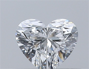 Picture of Natural Diamond 0.34 Carats, Heart with  Cut, E Color, VS2 Clarity and Certified by GIA
