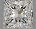 Natural Diamond 1.01 Carats, Princess with  Cut, I Color, VVS1 Clarity and Certified by GIA
