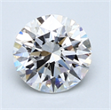 1.50 quilates, Redondo Diamante , Color F, claridad VS2 y certificado por GIA
