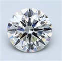 3.51 quilates, Redondo Diamante , Color I, claridad SI2 y certificado por GIA