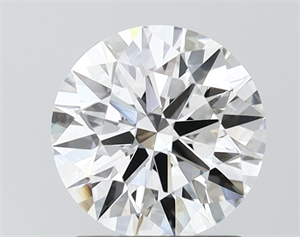 Picture of Lab Grown Diamond 1.53 Carats, Round with Ideal Cut, E Color, VVS2 Clarity and Certified by IGI