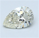 Diamante Natural 1.51 quilates, De pera , Color K, claridad SI2 y certificado GIA