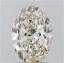 Diamante Natural 1.50 quilates, Ovalado , Color L, claridad VVS2 y certificado GIA