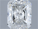 Natural Diamond 1.50 Carats, Radiant with  Cut, G Color, SI2 Clarity and Certified by GIA