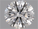 Natural Diamond 1.09 Carats, Round with Excellent Cut, H Color, SI2 Clarity and Certified by GIA