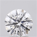 Lab Grown Diamond 1.64 Carats, Round with Ideal Cut, D Color, IF Clarity and Certified by IGI
