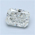 Diamante Natural 1.52 quilates, Radiante , Color G, claridad SI2 y certificado GIA