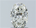 Natural Diamond 1.20 Carats, Oval with  Cut, I Color, SI2 Clarity and Certified by GIA