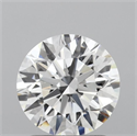 Lab Grown Diamond 1.35 Carats, Round with Ideal Cut, D Color, VS1 Clarity and Certified by IGI