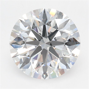 Picture of Lab Grown Diamond 3.29 Carats, Round with Ideal Cut, D Color, IF Clarity and Certified by IGI