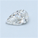 0.43 Carats, Pear Diamond with  Cut, D Color, VS1 Clarity and Certified by GIA