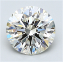 3.51 quilates, Redondo Diamante , Color J, claridad VS2 y certificado por GIA