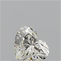 Natural Diamond 0.50 Carats, Heart with  Cut, J Color, IF Clarity and Certified by GIA