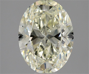 Foto Diamante Natural 1.80 quilates, Ovalado , Color M, claridad VVS2 y certificado GIA de