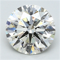 2.66 quilates, Redondo Diamante , Color K, claridad SI2 y certificado por GIA