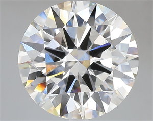 Picture of Lab Grown Diamond 7.06 Carats, Round with Ideal Cut, G Color, VVS2 Clarity and Certified by IGI