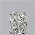 Natural Diamond 1.01 Carats, Radiant with  Cut, I Color, IF Clarity and Certified by GIA