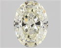 Natural Diamond 1.12 Carats, Oval with  Cut, L Color, IF Clarity and Certified by GIA