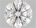 Natural Diamond 0.91 Carats, Round with Excellent Cut, F Color, I1 Clarity and Certified by GIA