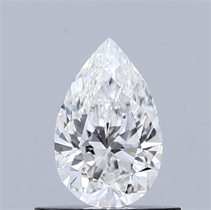 Picture of Natural Diamond 0.50 Carats, Pear with  Cut, H Color, VVS1 Clarity and Certified by GIA