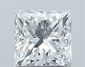 Foto Diamante Natural 1.01 quilates, Princesa , Color E, claridad SI2 y certificado GIA de