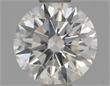 Natural Diamond 0.56 Carats, Round with Excellent Cut, J Color, VS2 Clarity and Certified by GIA