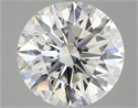 Lab Grown Diamond 3.52 Carats, Round with Ideal Cut, F Color, VVS2 Clarity and Certified by IGI