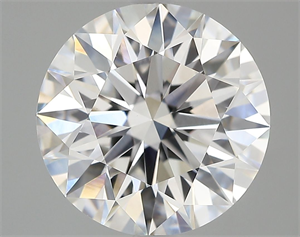 Picture of Lab Grown Diamond 3.52 Carats, Round with Ideal Cut, F Color, VVS2 Clarity and Certified by IGI