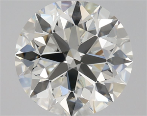 Picture of Natural Diamond 0.90 Carats, Round with Excellent Cut, I Color, SI1 Clarity and Certified by GIA