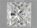 Diamante Natural 1.02 quilates, Princesa , Color I, claridad IF y certificado GIA