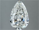 Natural Diamond 2.01 Carats, Pear with  Cut, H Color, VS2 Clarity and Certified by IGI