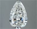 Natural Diamond 2.01 Carats, Pear with  Cut, H Color, VS2 Clarity and Certified by IGI