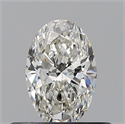 Diamante Natural 0.40 quilates, Ovalado , Color I, claridad VVS1 y certificado GIA