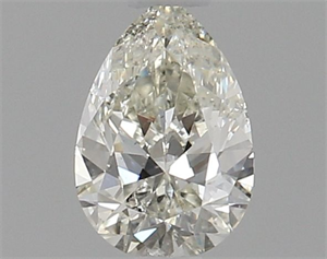 Foto Diamante Natural 0.50 quilates, De pera , Color K, claridad SI2 y certificado GIA de