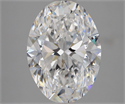 Diamante Natural 3.01 quilates, Ovalado , Color E, claridad VS2 y certificado GIA