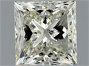 Natural Diamond 0.90 Carats, Princess with  Cut, L Color, SI1 Clarity and Certified by GIA