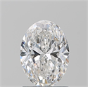 Natural Diamond 1.22 Carats, Oval with  Cut, F Color, SI1 Clarity and Certified by GIA