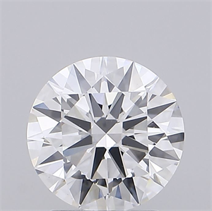 Picture of Lab Grown Diamond 1.77 Carats, Round with Ideal Cut, D Color, VS1 Clarity and Certified by IGI