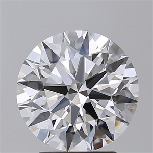 Picture of Lab Grown Diamond 3.10 Carats, Round with Excellent Cut, E Color, VS1 Clarity and Certified by GIA
