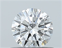 Diamante Natural 0.50 quilates, Redondo , Color F, claridad SI1 y certificado GIA
