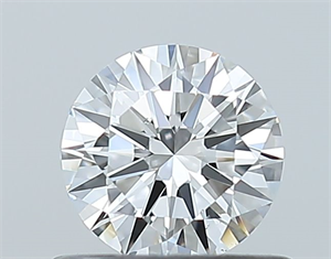 Foto Diamante Natural 0.50 quilates, Redondo , Color F, claridad SI1 y certificado GIA de