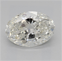 Natural Diamond 1.80 Carats, Oval with  Cut, I Color, SI2 Clarity and Certified by GIA