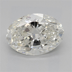 Picture of Natural Diamond 1.80 Carats, Oval with  Cut, I Color, SI2 Clarity and Certified by GIA